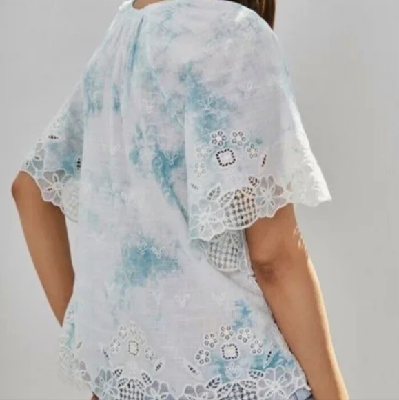 🩵Anthropologie Olivia top size large NWOT - Picture 9 of 12